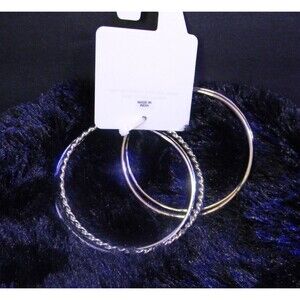 Cato Silvertone Bracelet Extra Large Plus Set of 5 Bangles NWT